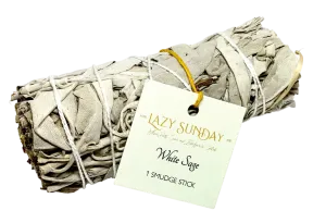 White Sage Unadorned Wand