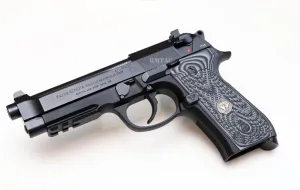 Wilson Combat - G10 Ultra Thin Grips - Checkered - Fits Beretta 92 & 96-728-FS-UT-GB