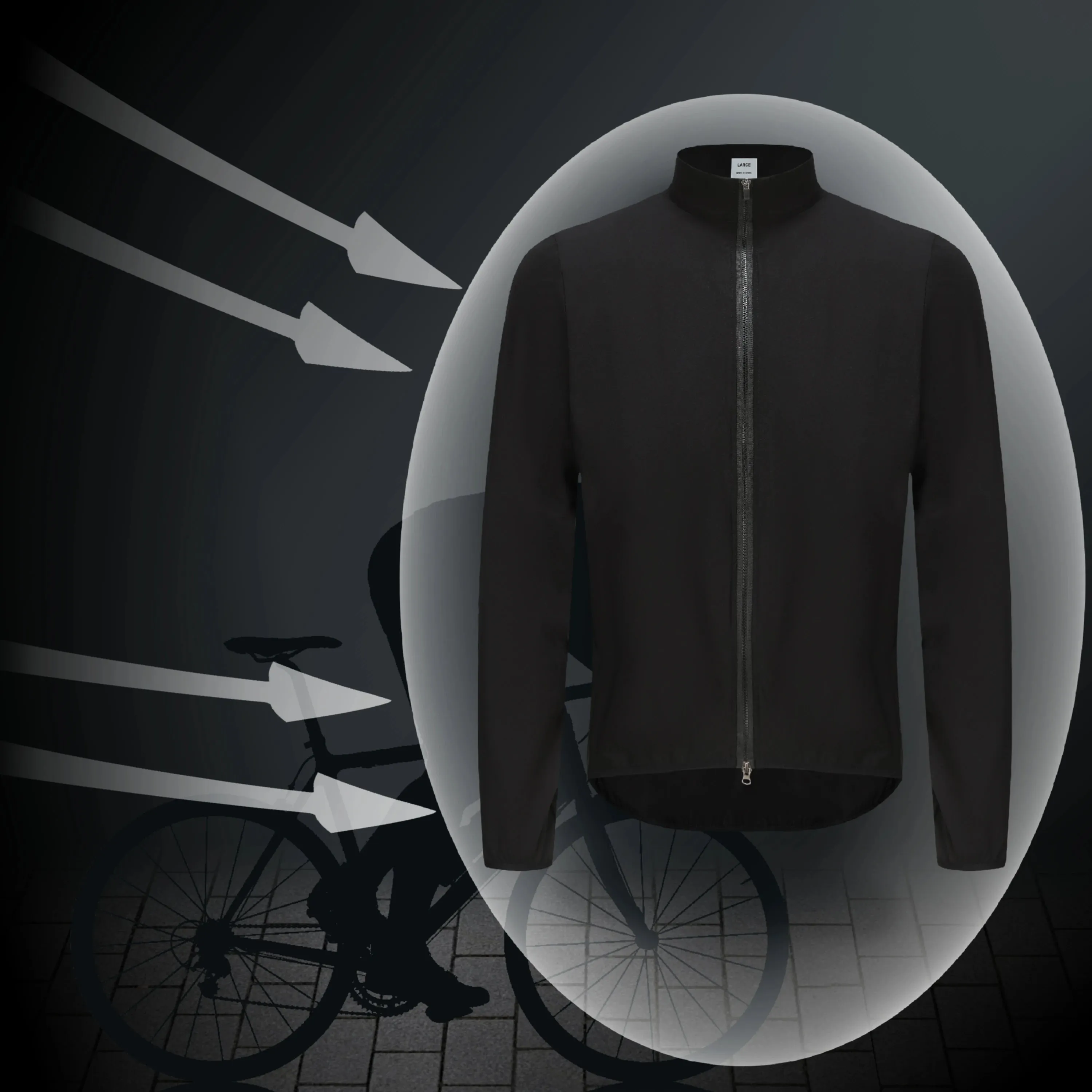 Windproof Waterproof Lightweight Cycling Jacket for Men