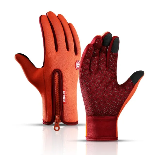 Winter Cycling Gloves Bicycle Warm Touchscreen Full Finger Gloves