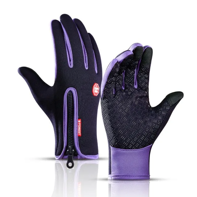 Winter Cycling Gloves Bicycle Warm Touchscreen Full Finger Gloves