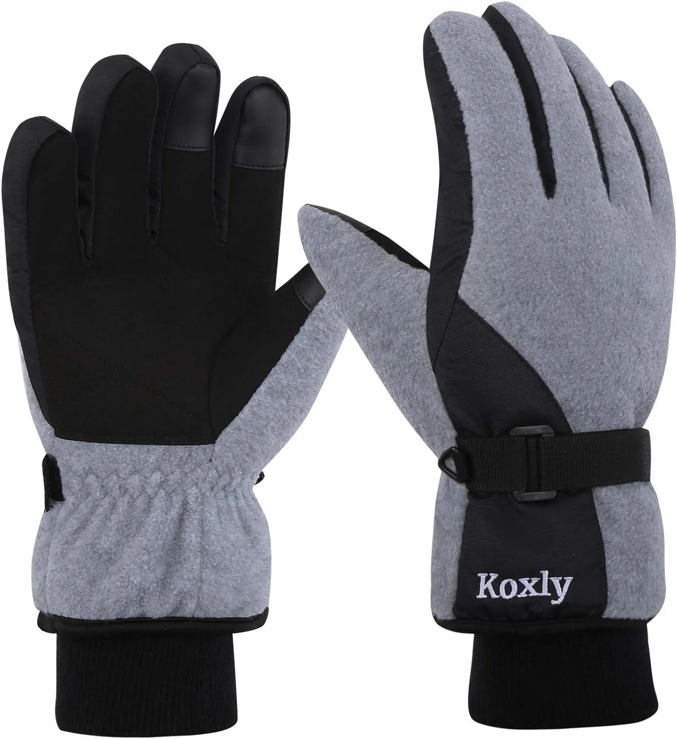 Winter Gloves Waterproof Windproof 3M Insulated Gloves 3 Fingers Dual-layer Touchscreen Gloves for Men and Women