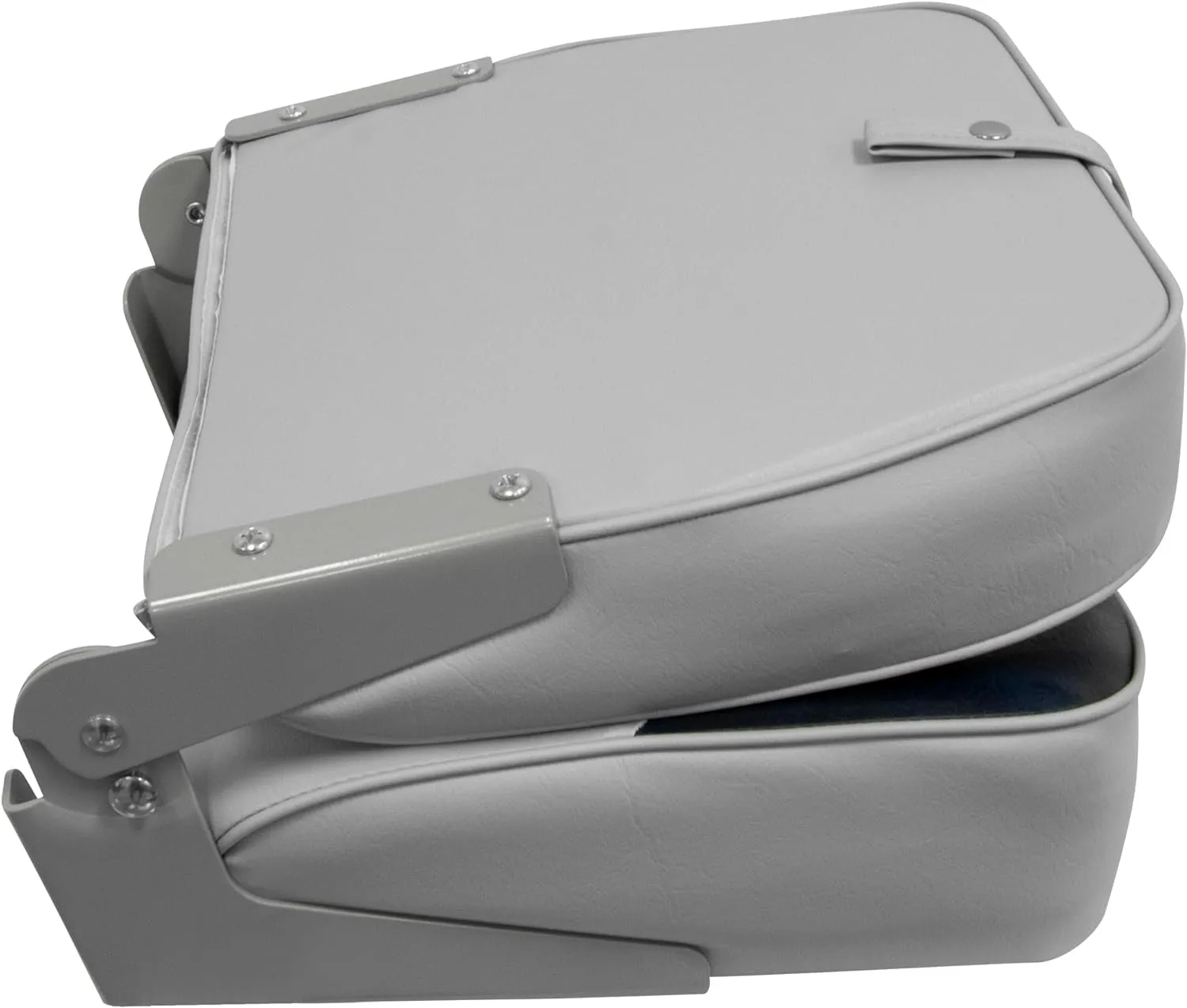 Wise 8WD734PLS-660 Standard Low Back Boat Seat, Grey/Blue