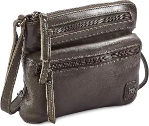 Wise Owl Accessories Small Crossbody Sling Bag Real Leather Purse for Women Crossover Trendy Shoulder Handbag