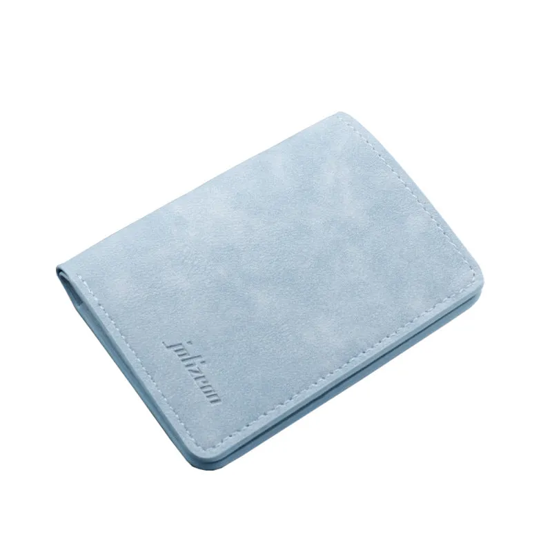 Women's & Men's Mini Driving License Leather Multiple Slots Men's Wallets