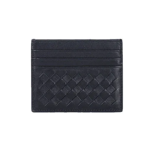 Women's & Men's Sheep Skin Woven Authentic Leather Weave Card Holder