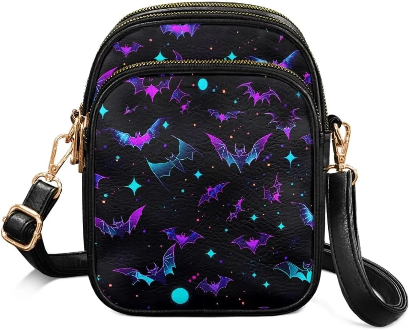 Womens Crossbody Bag Small Messenger Bag Crossbody Purse Cell Phone Bag Wallet Purses Adjustable Strap