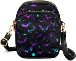 Womens Crossbody Bag Small Messenger Bag Crossbody Purse Cell Phone Bag Wallet Purses Adjustable Strap