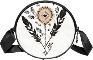 Women's Crossbody Handbags, Travel Purse, cartoon arrow feather