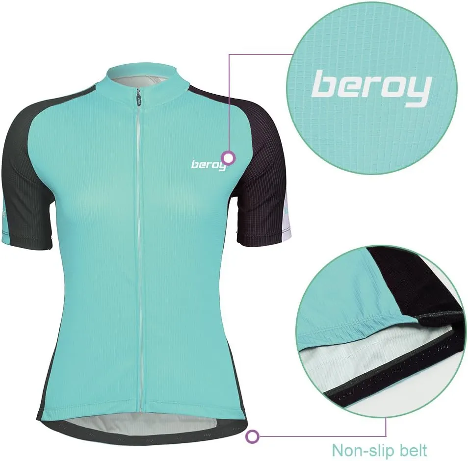 Womens Cycling Jerseys with Three Pockets,Women Cycling Shirt,Women Bike Tank top