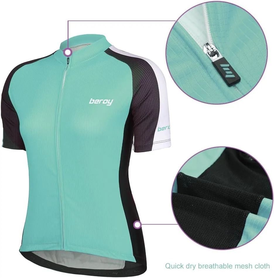 Womens Cycling Jerseys with Three Pockets,Women Cycling Shirt,Women Bike Tank top