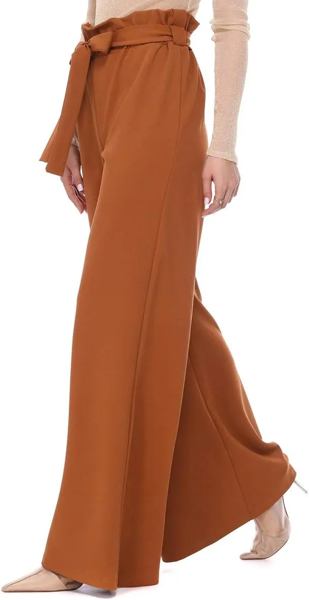 Women's Junior Plus J2 Love Paperbag Wide Leg Pants