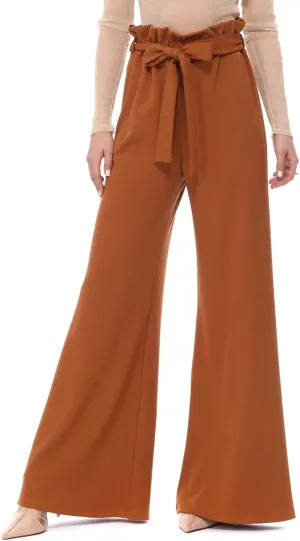 Women's Junior Plus J2 Love Paperbag Wide Leg Pants