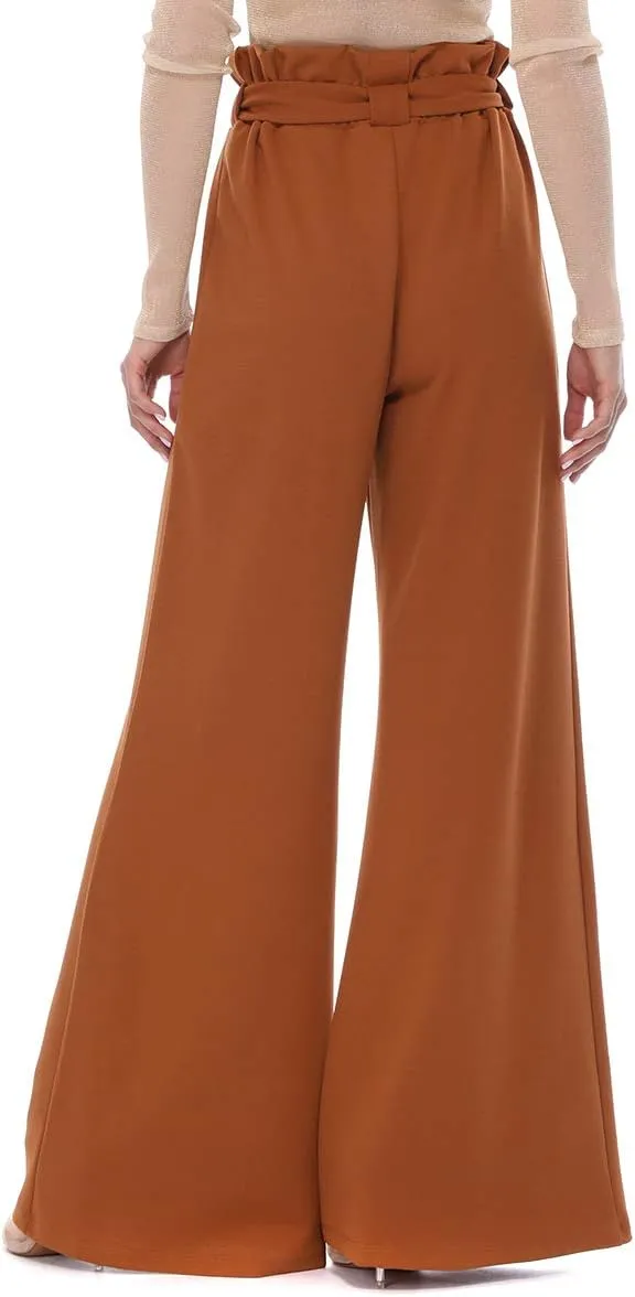 Women's Junior Plus J2 Love Paperbag Wide Leg Pants