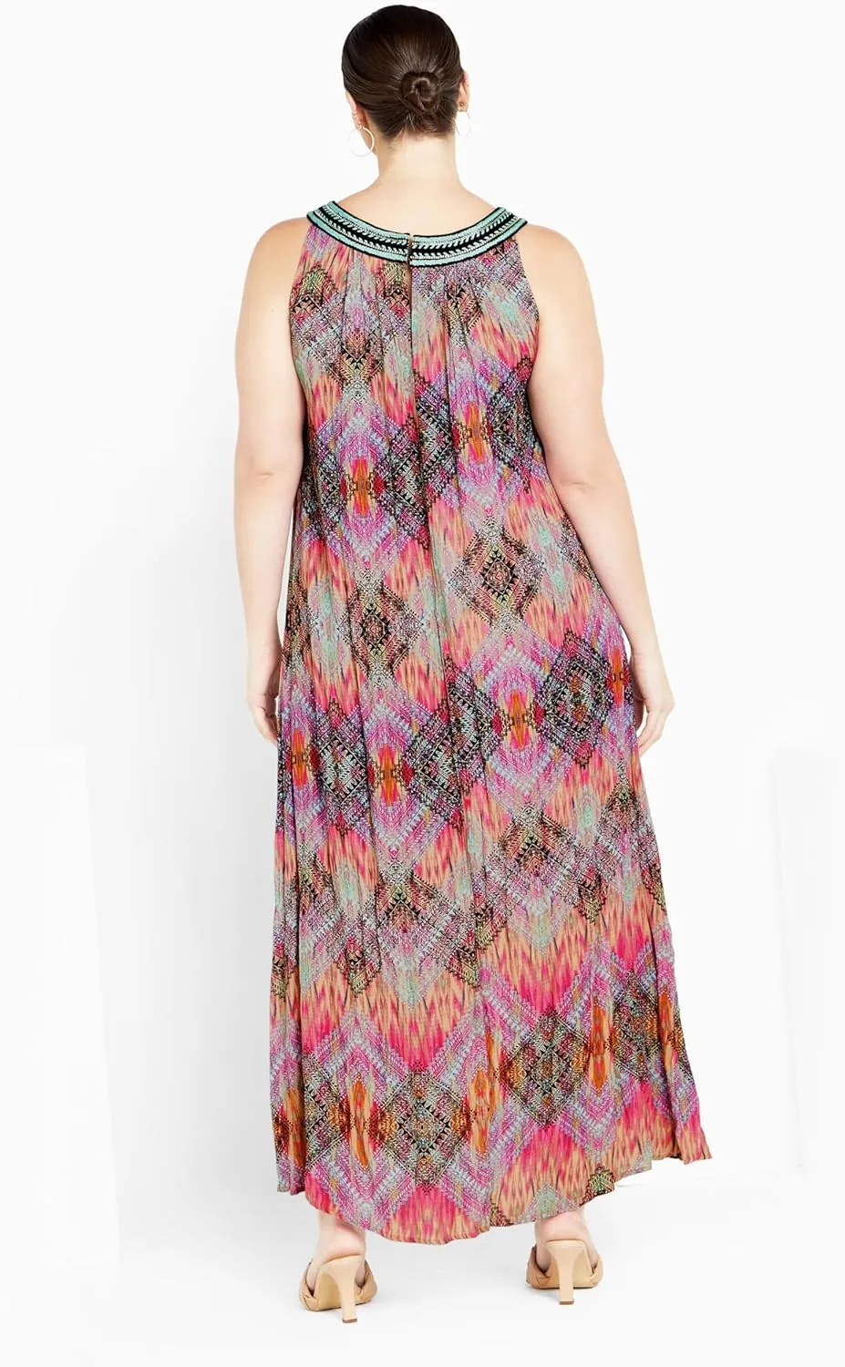 Women's Plus Size Mel Beaded Maxi Dress