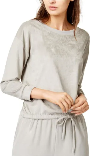 Women's Suede Sweater