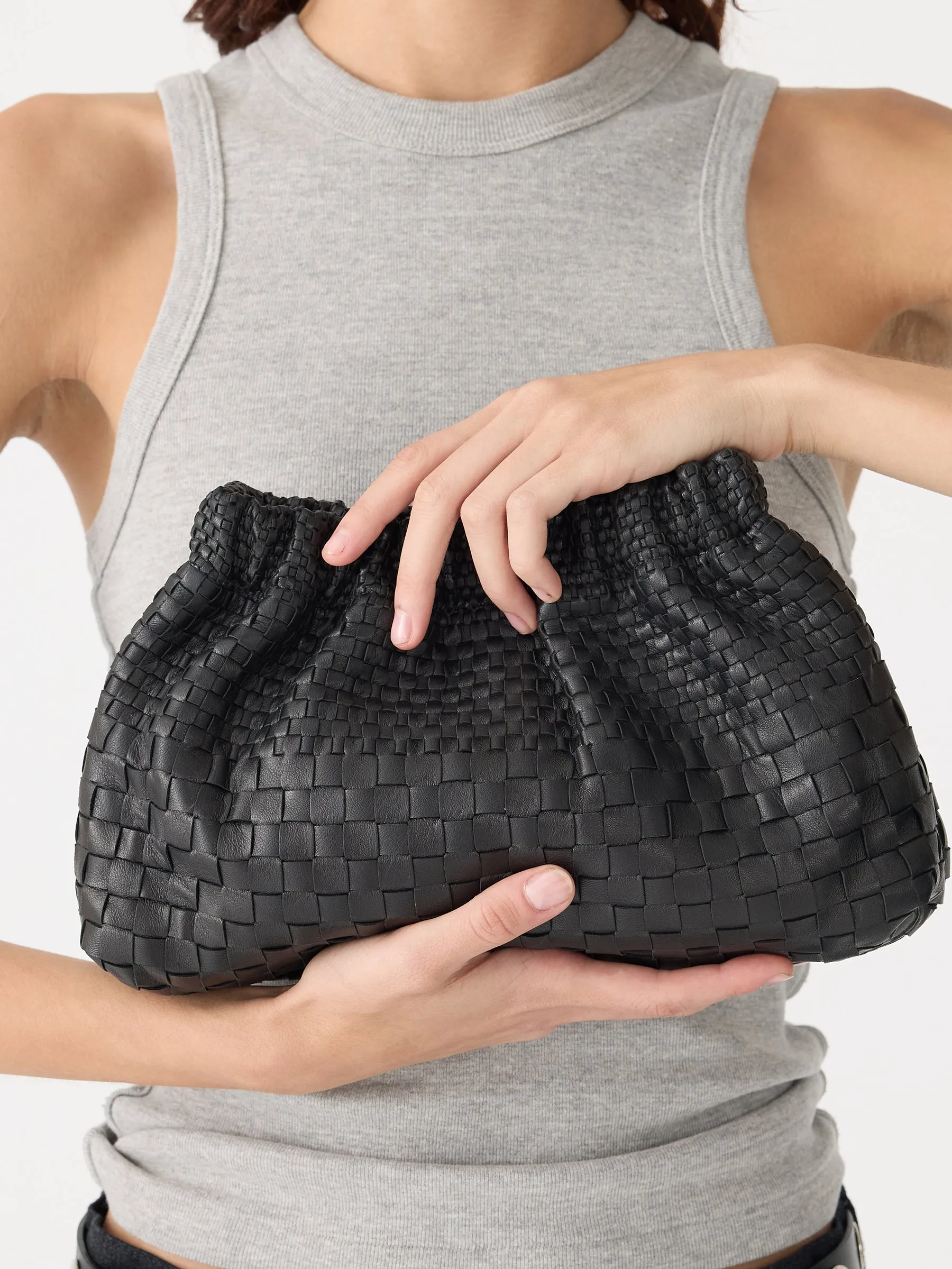 Woven Crossbody Pouch
