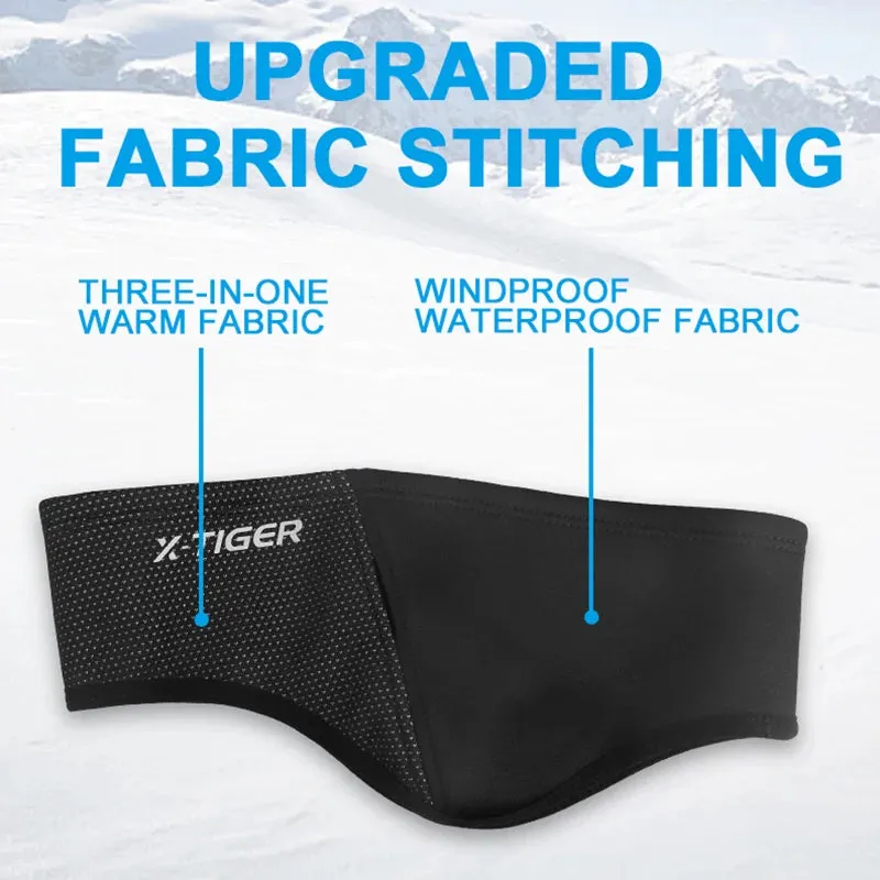 X-TIGER Outdoor Sports Cycling Headwear Winter Windproof Cycling Headband Cap Keep Warm Fleece Bike Equipment Ear Warmer