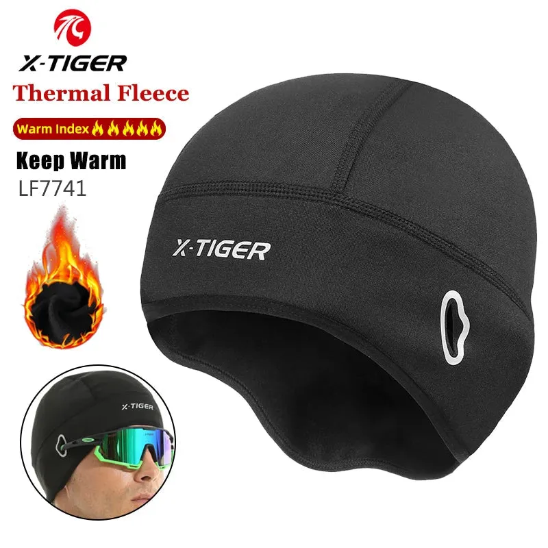 X-TIGER Outdoor Sports Cycling Headwear Winter Windproof Cycling Headband Cap Keep Warm Fleece Bike Equipment Ear Warmer