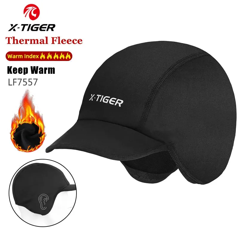 X-TIGER Outdoor Sports Cycling Headwear Winter Windproof Cycling Headband Cap Keep Warm Fleece Bike Equipment Ear Warmer