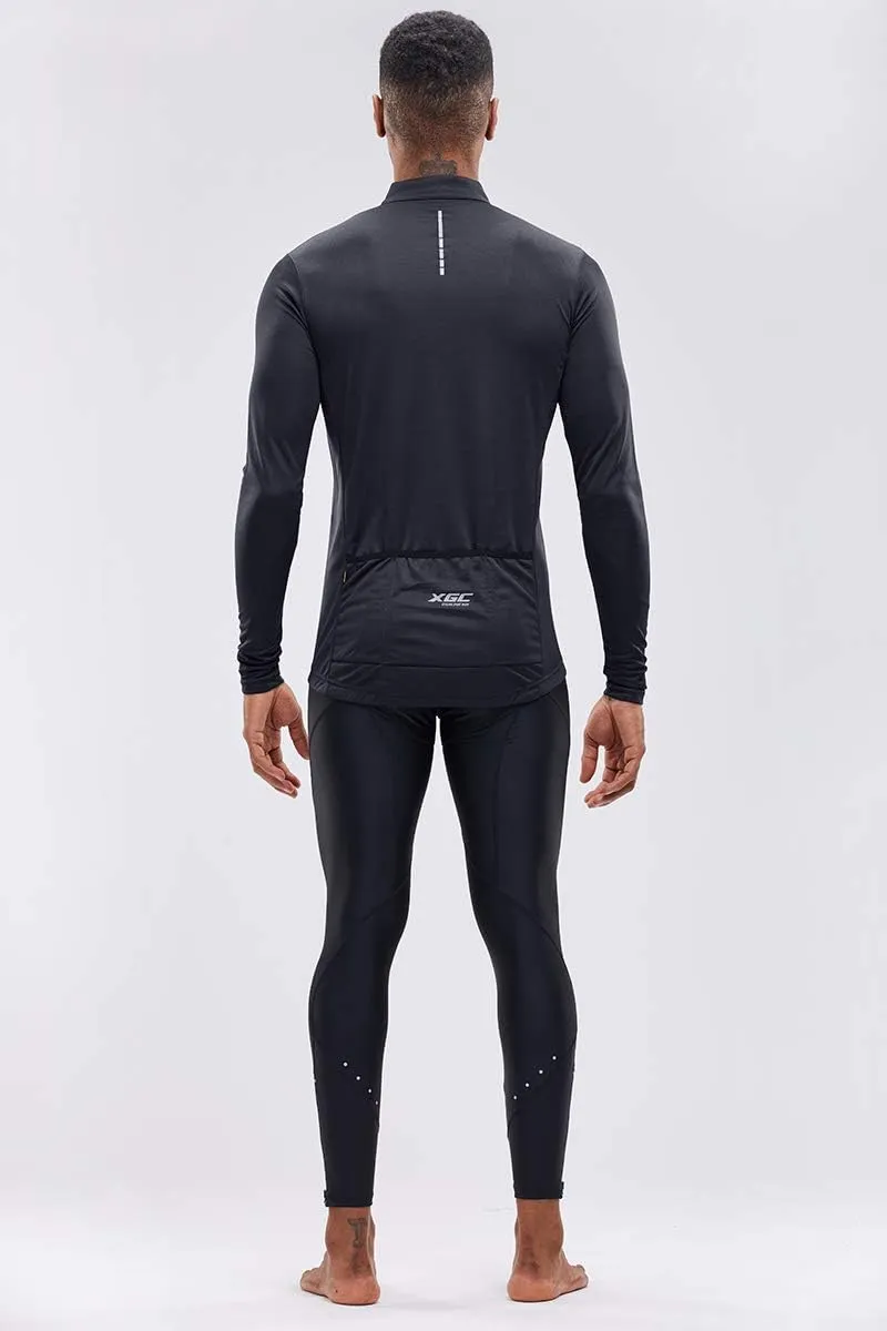 XGC Men's Short/Long Sleeve Cycling Jersey Bike Jerseys Cycle Biking Shirt with Quick Dry Breathable Fabric