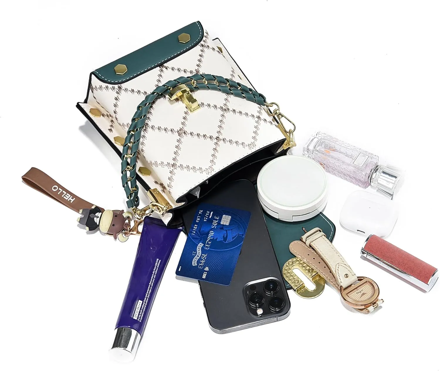 Xiaoyu Small Crossbody Bags for Women Fashion Cell Phone Purse Shoulder Handbags with Wide Strap