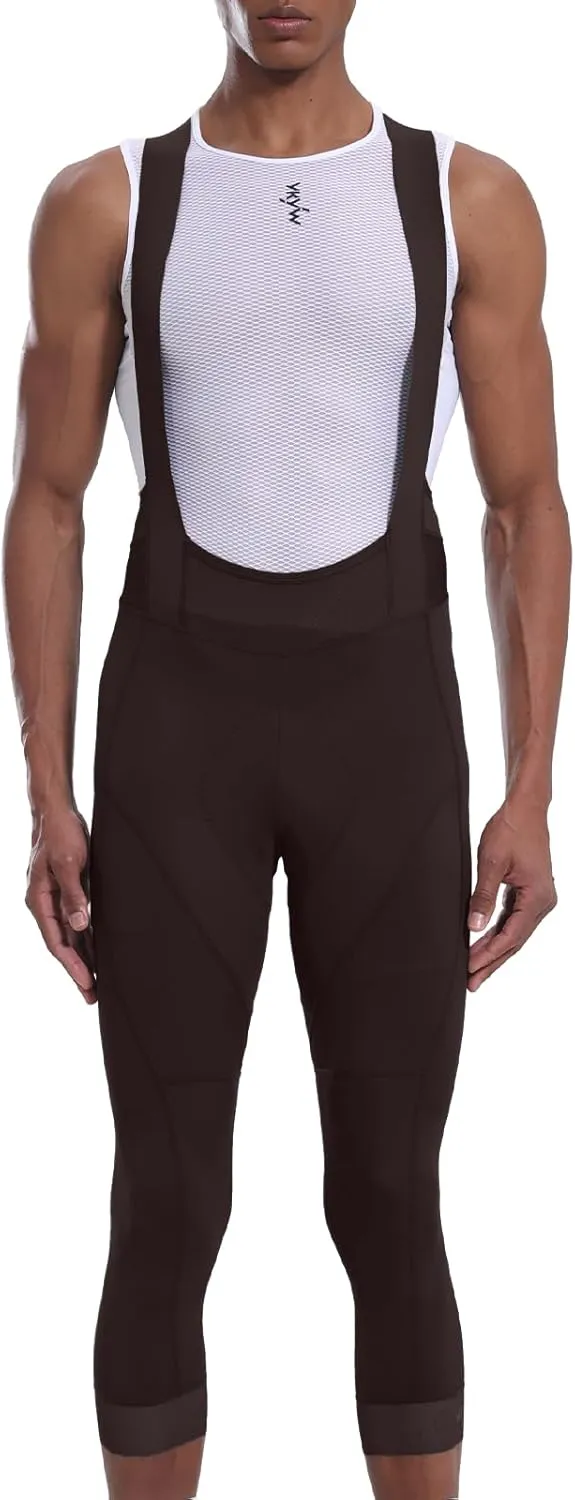 YKYWBIKE Cycling Bibs 3/4 Bike Bib Tights for Men - 4D Padded Bike Shorts, Breathable Mountain Biking Bicycle Pants