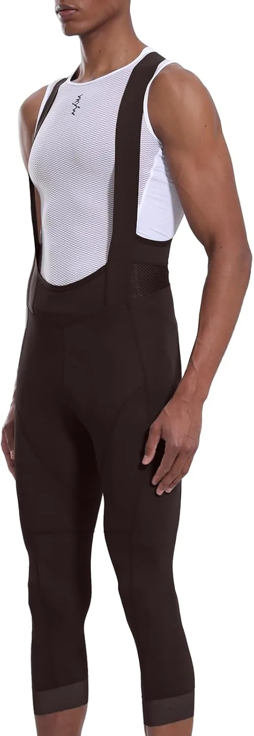 YKYWBIKE Cycling Bibs 3/4 Bike Bib Tights for Men - 4D Padded Bike Shorts, Breathable Mountain Biking Bicycle Pants
