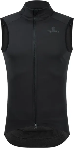 YKYWBIKE Winter Cycling Vest Windproof Waterproof Fleece Vest MTB Bike Bicycle Gilet Sleeveless Cycling Jacket