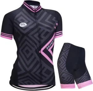 ZEROBIKE® Women's Short Sleeve Cycling Jersey Jacket Cycling Shirt Quick Dry Breathable Mountain Clothing Bike Top