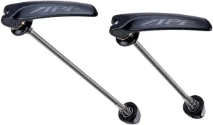 Zipp Speed Weaponry Tangente Quick Release Skewer Set: 100mm/130mm, Stainless Steel, Black With Silver Logo