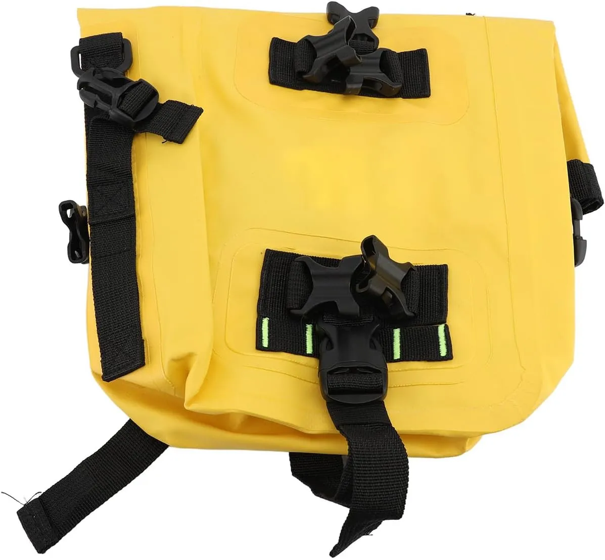 ZJchao Motorcycle Crash Bar Bag 8L Water Quick Release Side Frame Bumper Bag for Travel (Yellow)