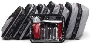 Zuca Flyer Set of 5 Packing Pouches with Toiletry Bag (Gray) / 89055900492